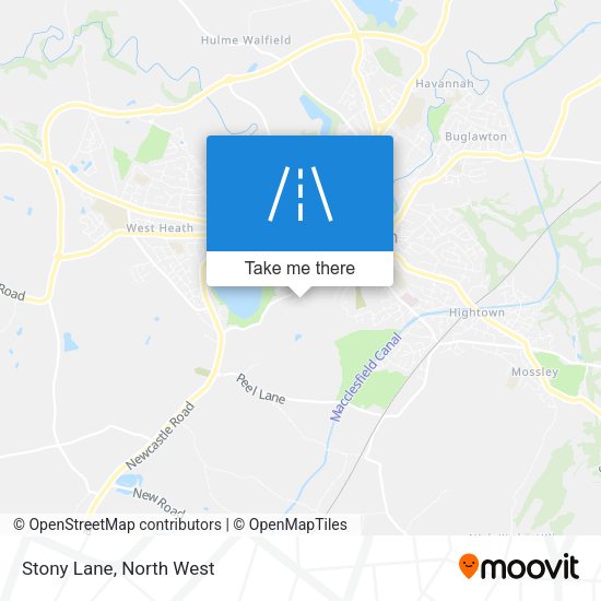 Stony Lane map