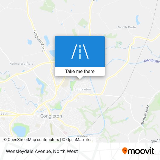 Wensleydale Avenue map