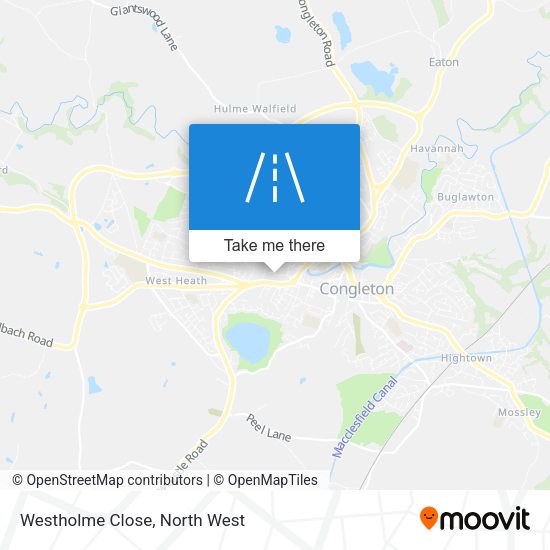 Westholme Close map