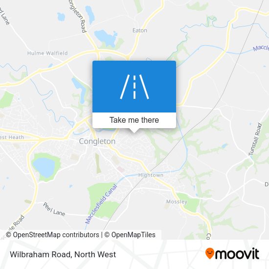 Wilbraham Road map