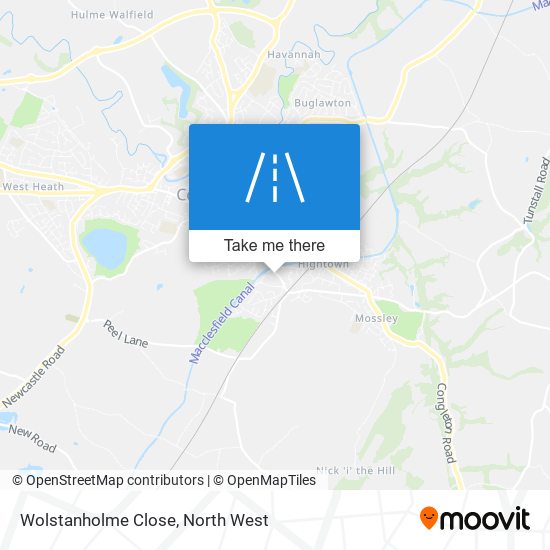 Wolstanholme Close map