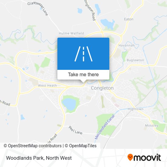 Woodlands Park map