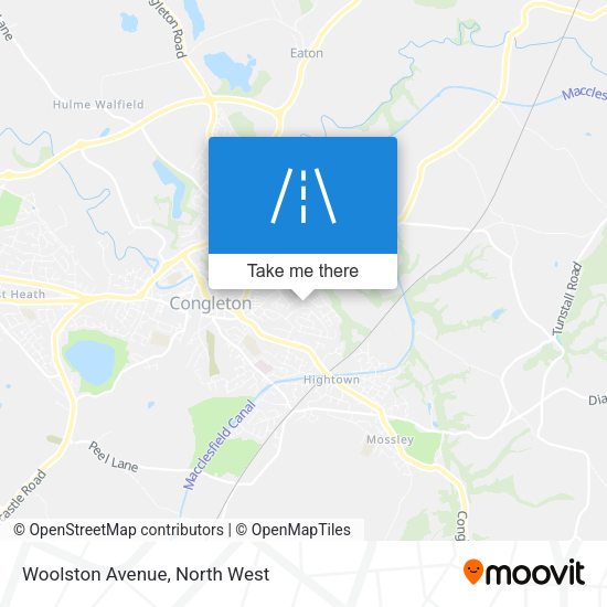 Woolston Avenue map