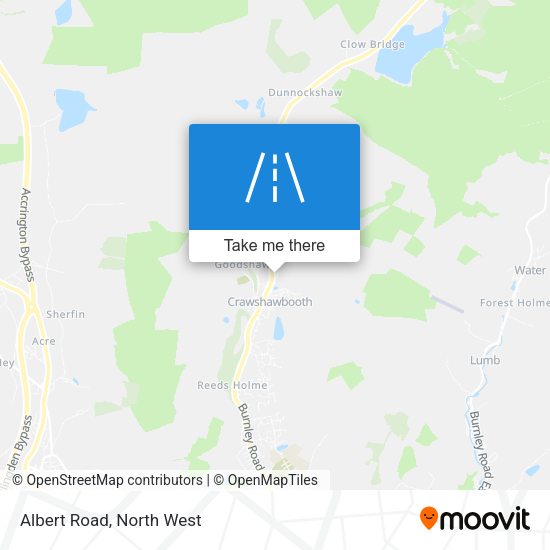 Albert Road map