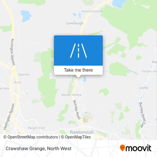 Crawshaw Grange map