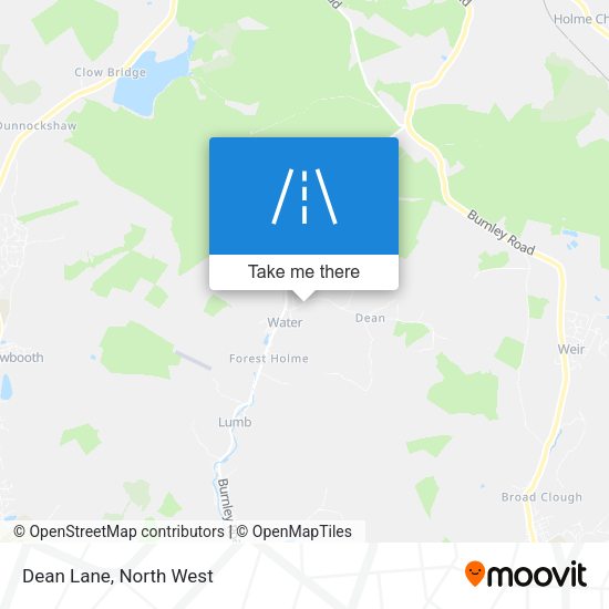 Dean Lane map