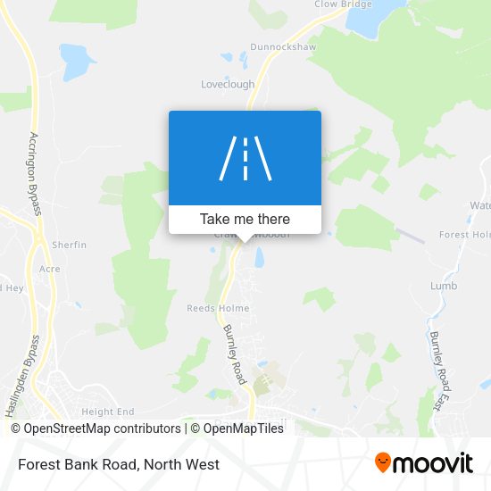 Forest Bank Road map