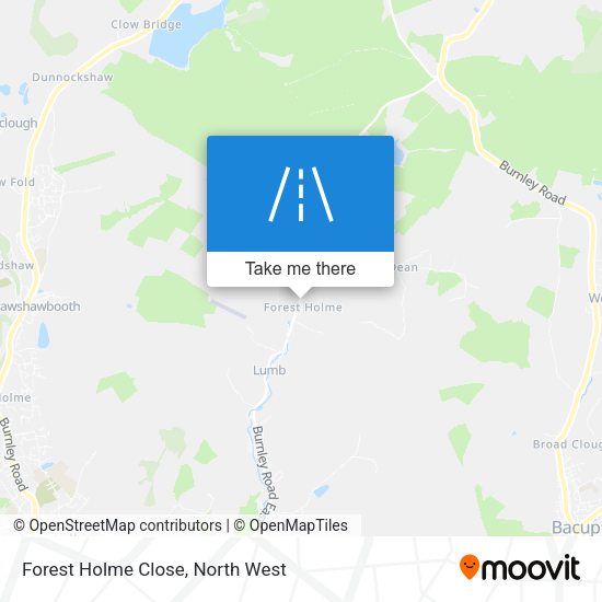 Forest Holme Close map