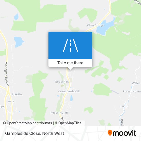 Gambleside Close map