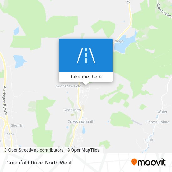 Greenfold Drive map