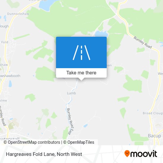 Hargreaves Fold Lane map