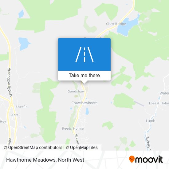 Hawthorne Meadows map