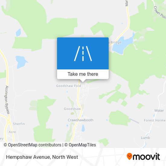 Hempshaw Avenue map