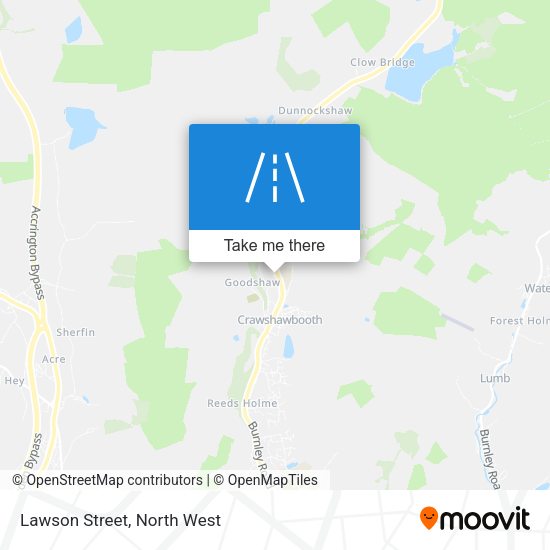 Lawson Street map