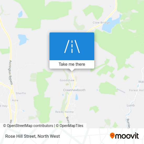 Rose Hill Street map