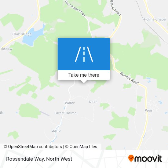 Rossendale Way map
