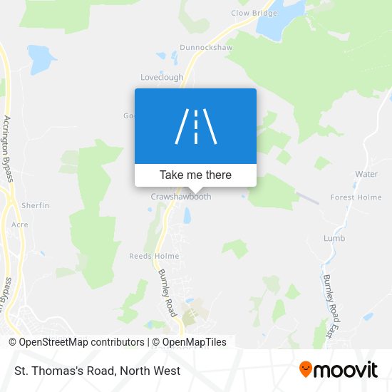 St. Thomas's Road map