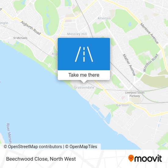 Beechwood Close map