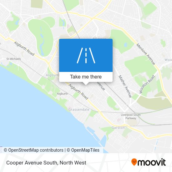 Cooper Avenue South map