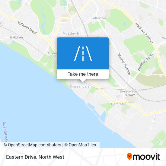 Eastern Drive map