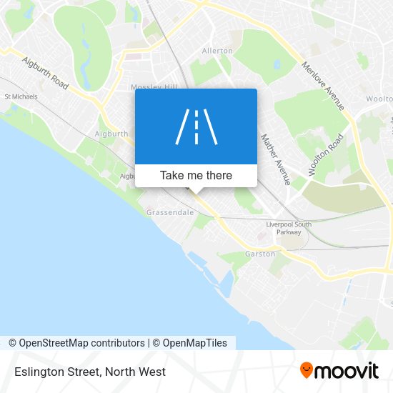 Eslington Street map