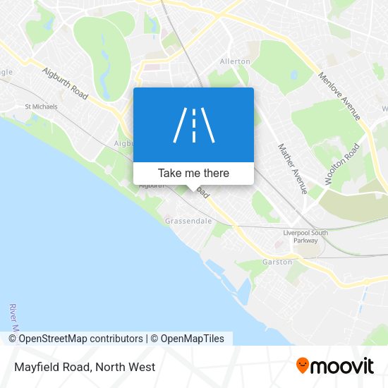 Mayfield Road map