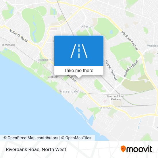 Riverbank Road map