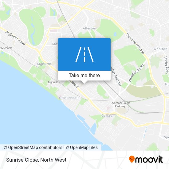 Sunrise Close map