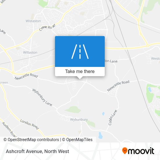 Ashcroft Avenue map