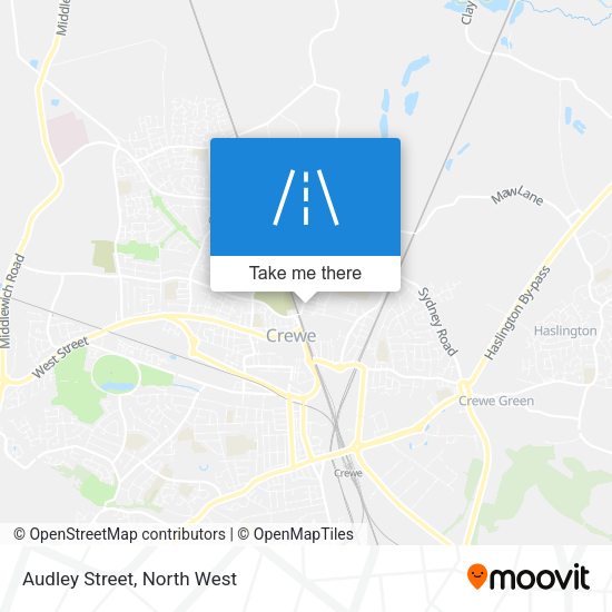 Audley Street map