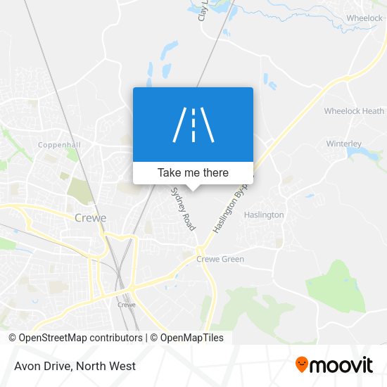 Avon Drive map