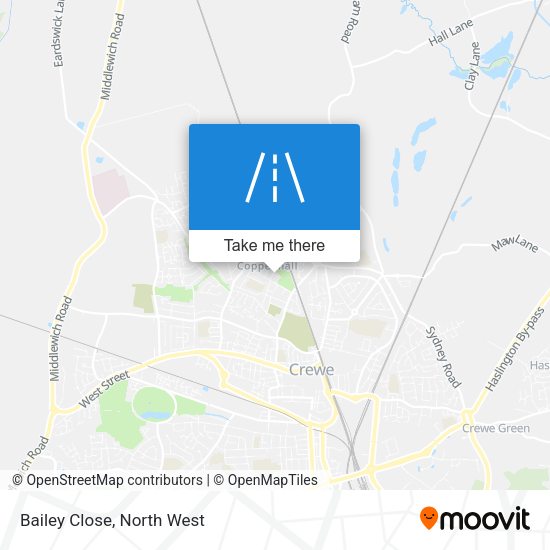 Bailey Close map