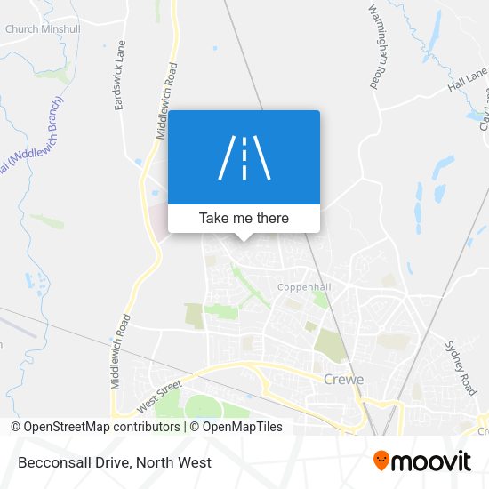 Becconsall Drive map
