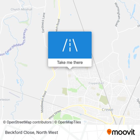 Beckford Close map