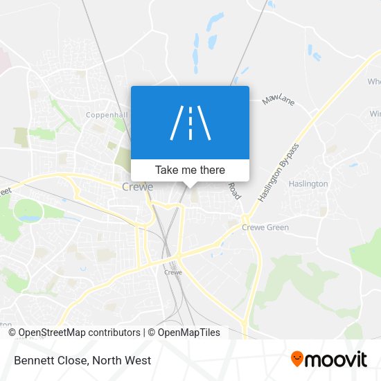 Bennett Close map