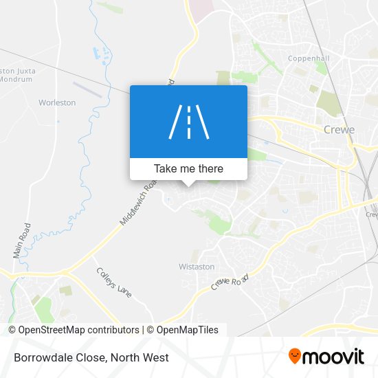 Borrowdale Close map