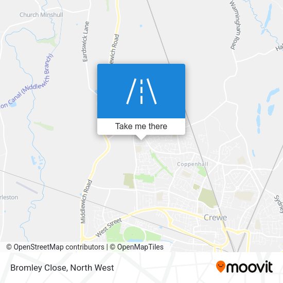 Bromley Close map