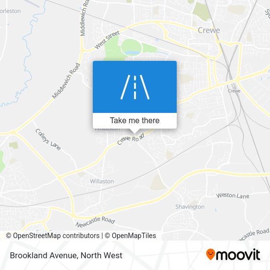 Brookland Avenue map