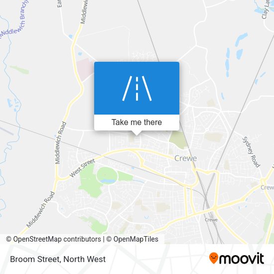 Broom Street map