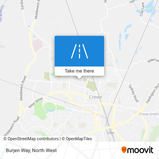 Burjen Way map