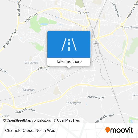 Chalfield Close map
