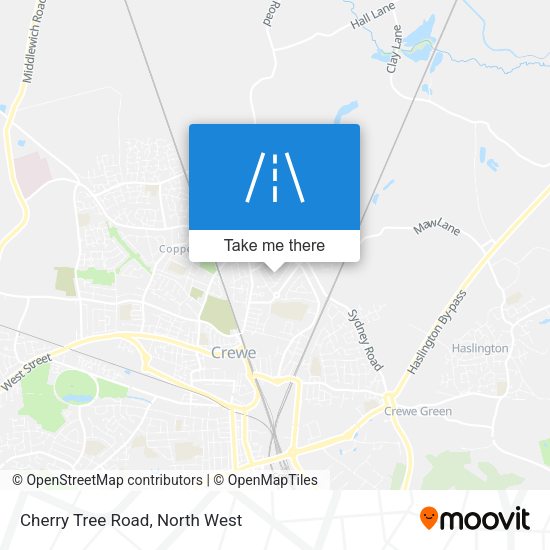 Cherry Tree Road map