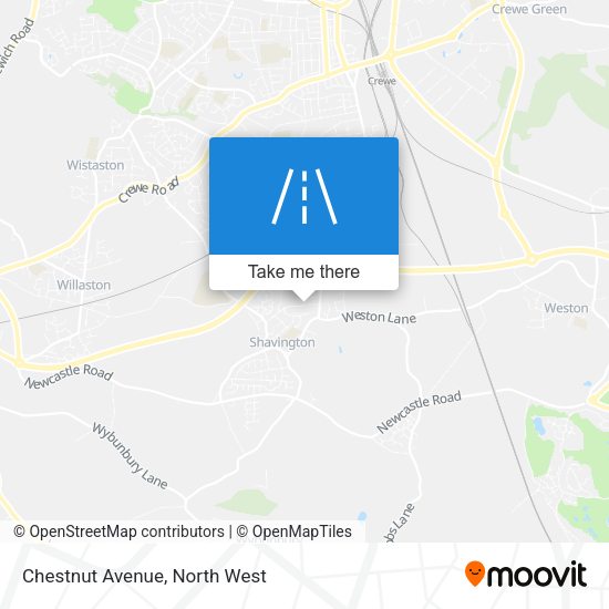 Chestnut Avenue map