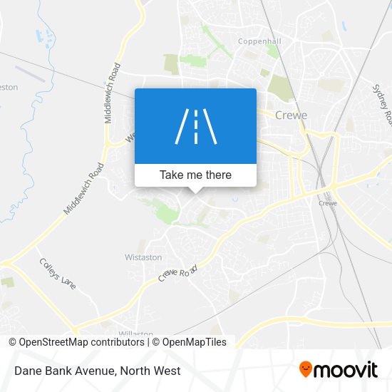 Dane Bank Avenue map