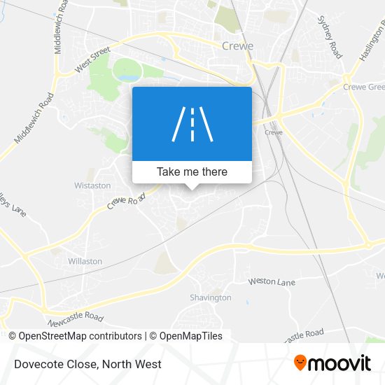 Dovecote Close map