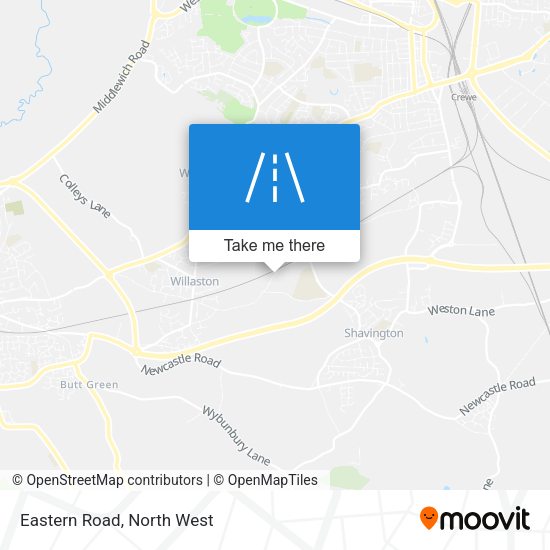 Eastern Road map