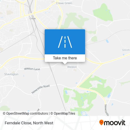 Ferndale Close map