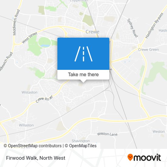 Firwood Walk map