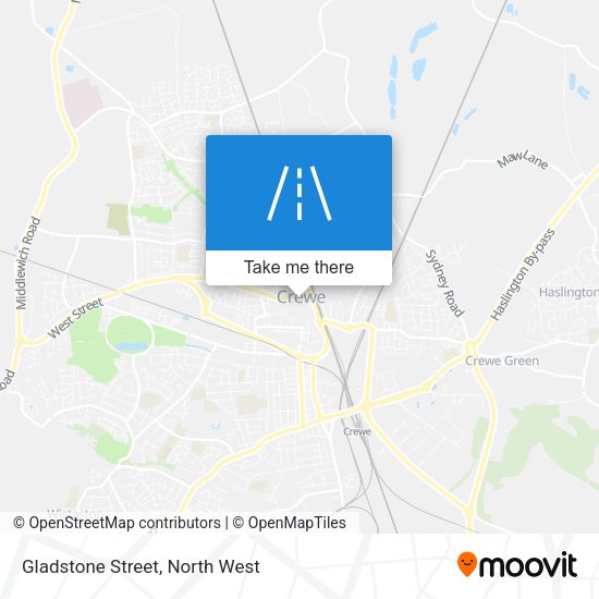 Gladstone Street map