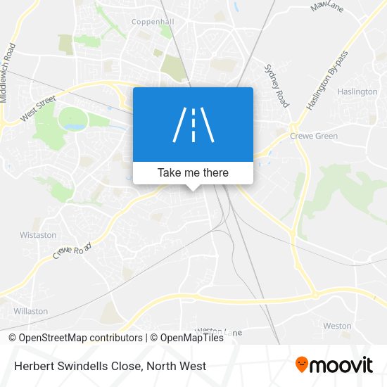 Herbert Swindells Close map